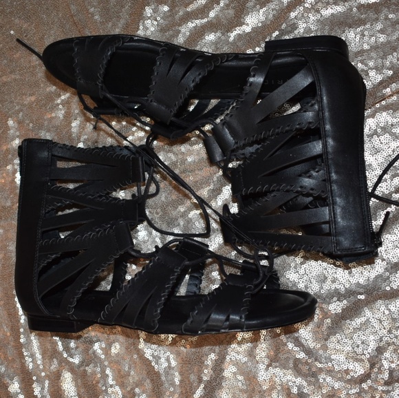 torrid Shoes - Torrid new 9.5 gladiator flats lace up sandals